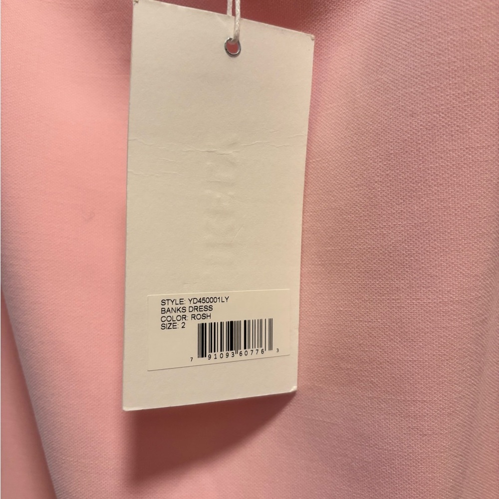 NWT LIKELY PINK DRESS SIZE 2 color LIGHT PINK (rosh) - Picture 8 of 8